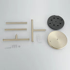 Freestanding Tower Bar With Double T-Shape Towel Bar Rack Stand For Bathroom Kitchen Countertop