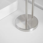 Freestanding Tower Bar With Double T-Shape Towel Bar Rack Stand For Bathroom Kitchen Countertop