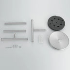 Freestanding Tower Bar With Double T-Shape Towel Bar Rack Stand For Bathroom Kitchen Countertop