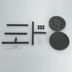 Freestanding Tower Bar With Double T-Shape Towel Bar Rack Stand For Bathroom Kitchen Countertop