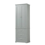 24 x 15.7 x 70 Freestanding Bathroom Cabinet with 3 Drawers