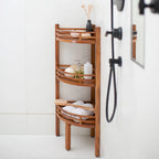 Cambridge Casual Estate Spa Teak Corner Shelf