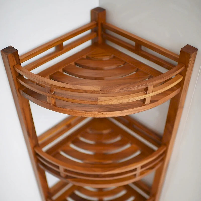 Cambridge Casual Estate Spa Teak Corner Shelf