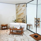 Cambridge Casual Estate Spa Teak Corner Shelf