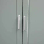 Tall Bathroom Storage Cabinet with Doors, Three Drawers