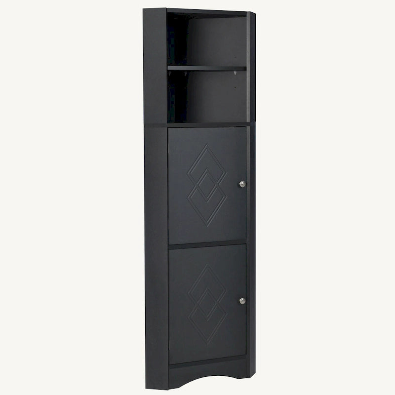 Tall Bathroom Corner Cabinet