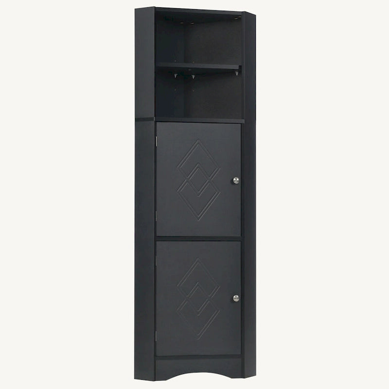 Tall Bathroom Corner Cabinet