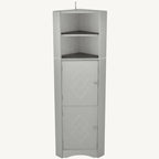 Tall Bathroom Corner Cabinet