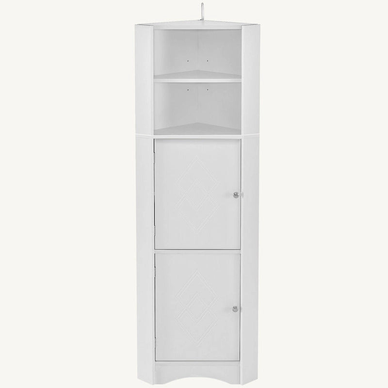 Tall Bathroom Corner Cabinet
