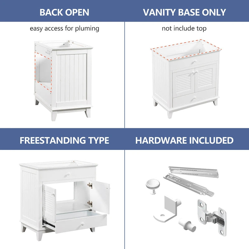 Bathroom Vanity Base without Sink