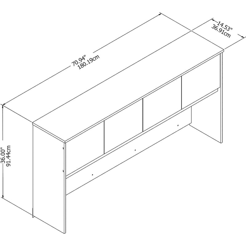 Studio C 72W Hutch by Bush Business Furniture