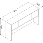 Studio C 72W Hutch by Bush Business Furniture