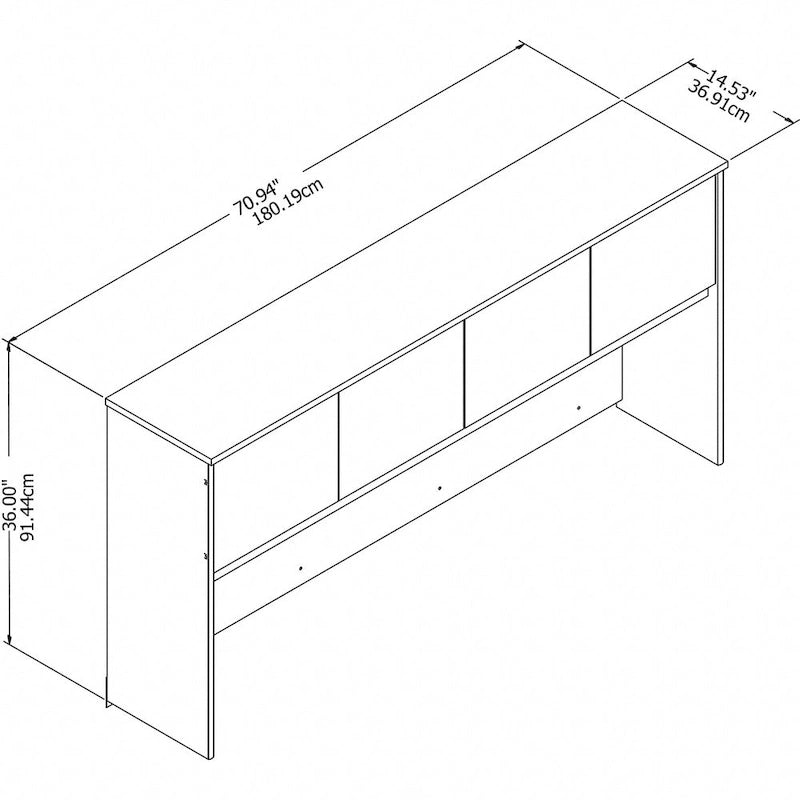 Studio C 72W Hutch by Bush Business Furniture