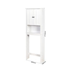 Merax Bathroom Wooden Over-The-Toilet with Adjustable Shelf