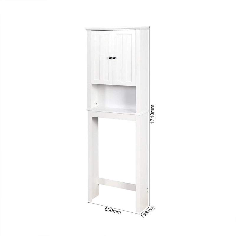 Merax Bathroom Wooden Over-The-Toilet with Adjustable Shelf