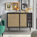 angelo:HOME Allen Rattan Buffet - 47.7 x 15.7 x 36