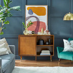 angelo:HOME Allen Rattan Buffet - 47.7 x 15.7 x 36