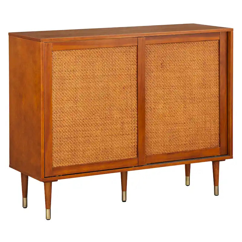 angelo:HOME Allen Rattan Buffet - 47.7 x 15.7 x 36