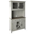 Twin Star Home Kitchen Dining Hutch with Wine Storage