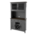 Twin Star Home Kitchen Dining Hutch with Wine Storage