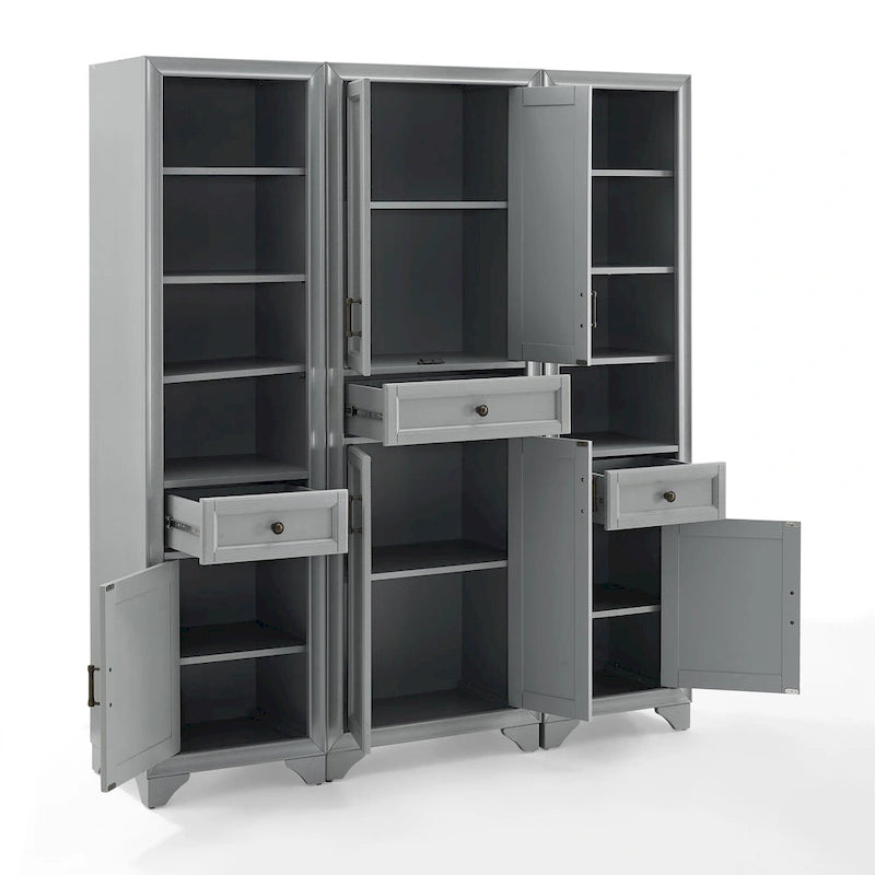 Crosley Tara 3Pc Pantry Set - 59.75 W x 15 D x 67.75 H