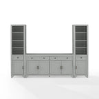 Crosley Tara 3Pc Sideboard And Bookcase Set - 15x97x67.63