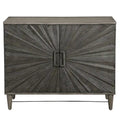 Uttermost Shield Grey Oak 2-door Cabinet