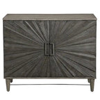 Uttermost Shield Grey Oak 2-door Cabinet
