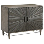 Uttermost Shield Grey Oak 2-door Cabinet