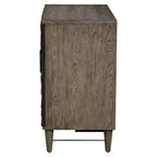 Uttermost Shield Grey Oak 2-door Cabinet