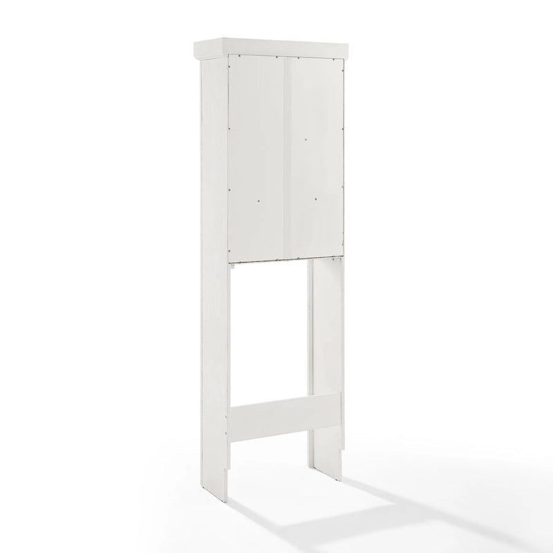 Crosley Seaside Space Saver Cabinet Distressed White