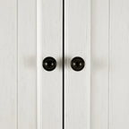 Crosley Seaside Space Saver Cabinet Distressed White