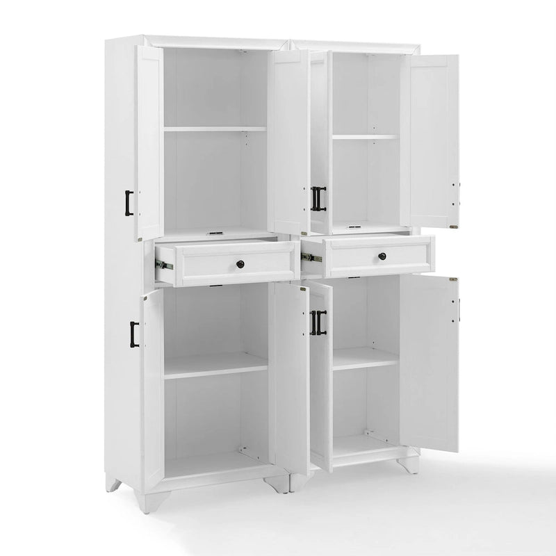 Crosley Tara 2-piece Pantry Set - 47.5W x 15D x 67.75H