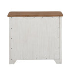 Farmhouse Reimagined Antique White with Chestnut Lateral File
