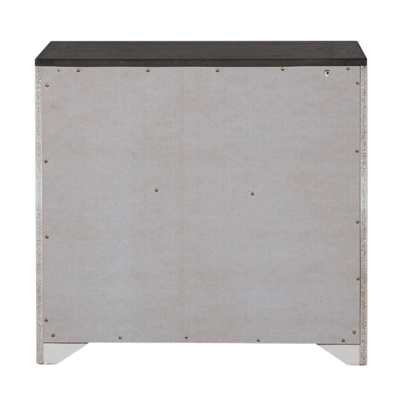 Allyson Park Wirebrushed White Bunching Lateral File Cabinet