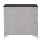 Allyson Park Wirebrushed White Bunching Lateral File Cabinet