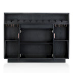 Furniture of America Ping Contemporary Black 47-inch 4-shelf Dining Buffet
