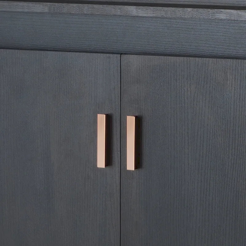 Furniture of America Ping Contemporary Black 47-inch 4-shelf Dining Buffet