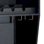 Furniture of America Ping Contemporary Black 47-inch 4-shelf Dining Buffet