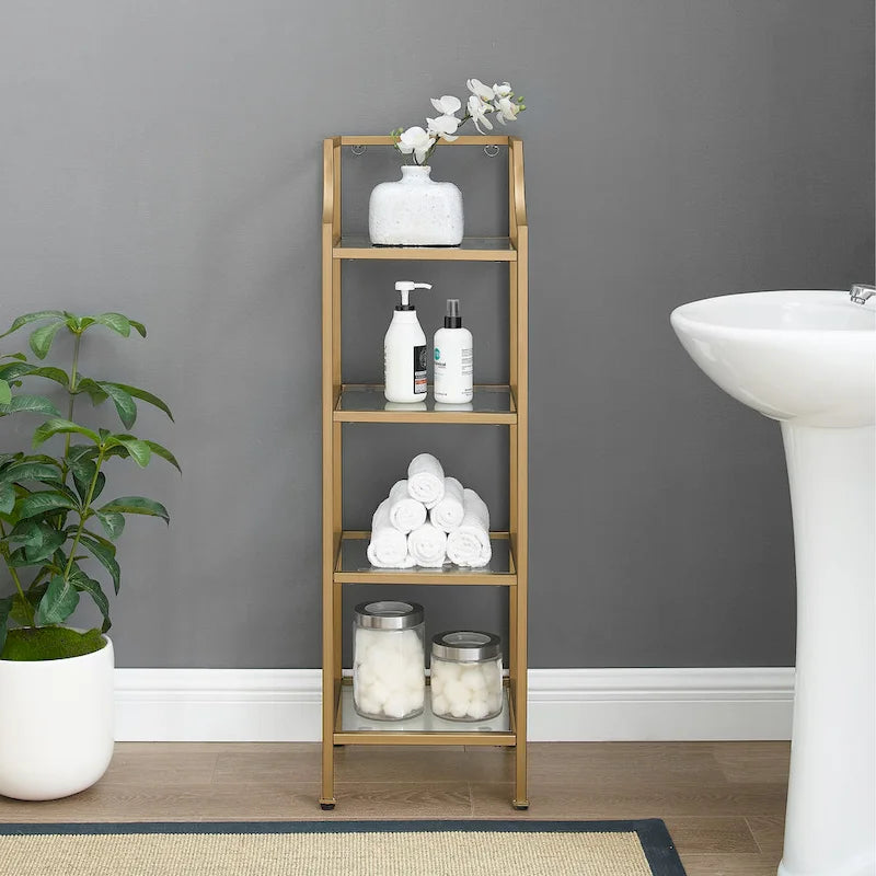 Crosley Aimee Short Etagere - 12.5W x 12.5D x 40H