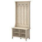 Hall Tree with Storage Bench - 31.73L x 15.75W x 68.12H - 31.73L x 15.75W x 68.12H - 31.73L x 15.75W x 68.12H