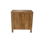 Cowhide Three-Drawer Wooden Chest - Western/ Rustic - 30x17x31