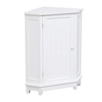 Triangle Corner Storage Cabinet with Shelf - N/A