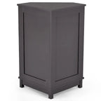 Triangle Corner Storage Cabinet with Shelf - N/A