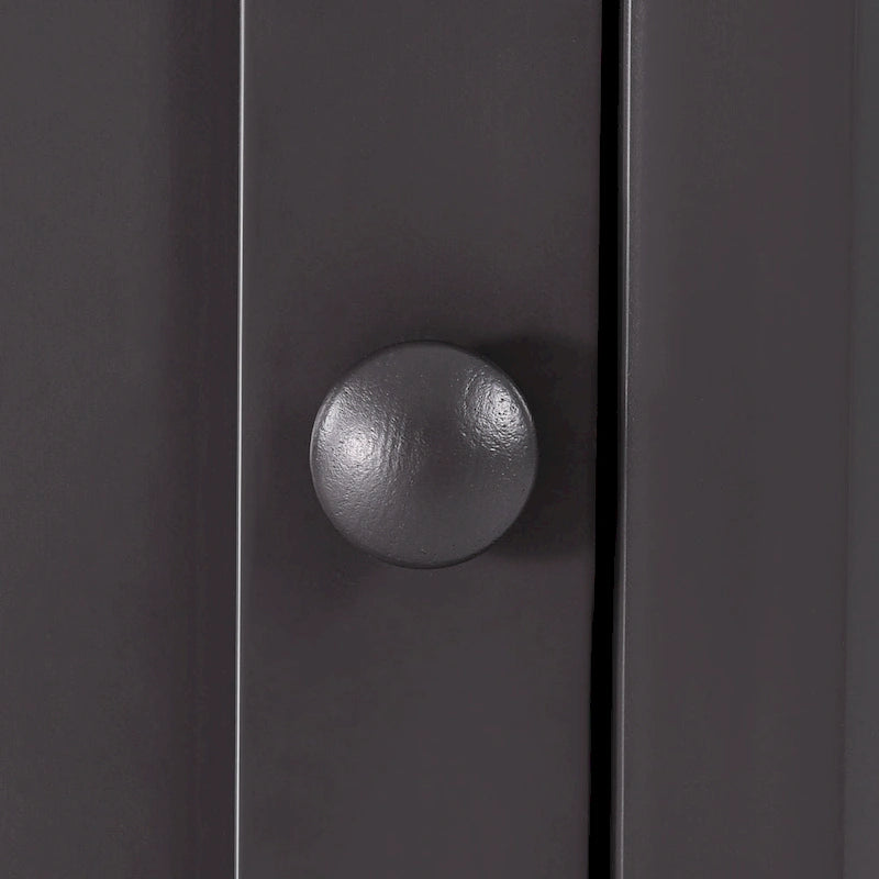 Triangle Corner Storage Cabinet with Shelf - N/A