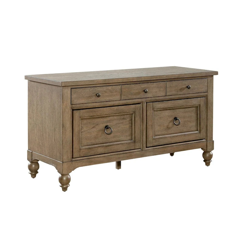 Americana Farmhouse Dusty Taupe Credenza