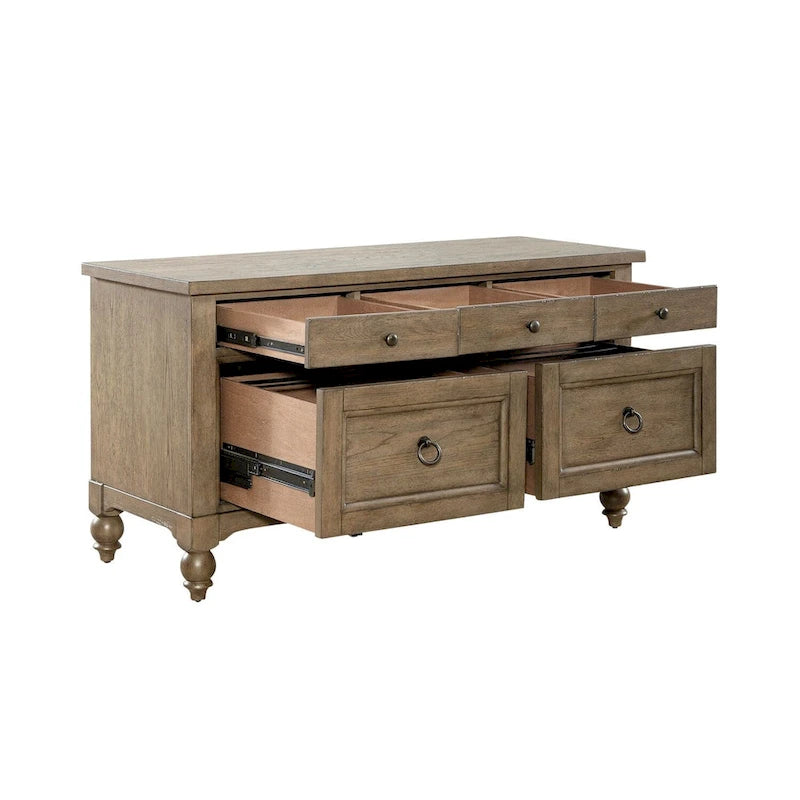 Americana Farmhouse Dusty Taupe Credenza
