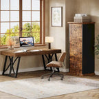 4-Drawer File Cabinet Filing Cabinet for A4 /Letter Size, Vertical File Cabinet Home Office Wood Filing Cabinet