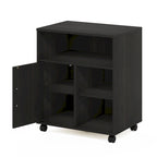 Furinno Econ Home Office Under Desk Printer Holder with Wheels