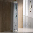 Fresca Torino 68-1/8 Plywood Free Standing Bathroom Linen Tower